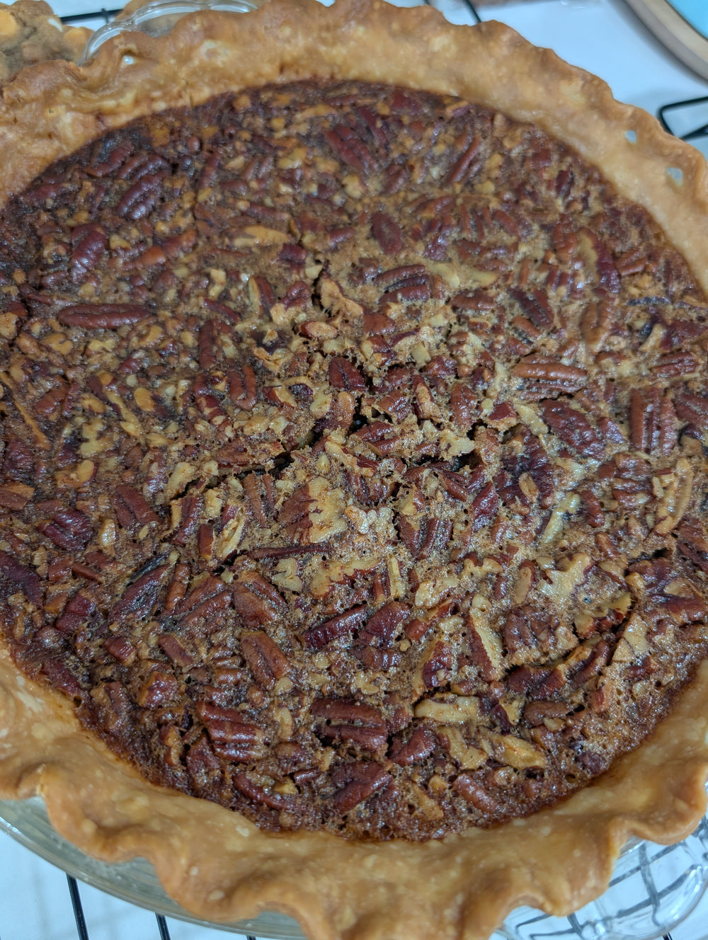 Honey Bourbon Pecan Pie