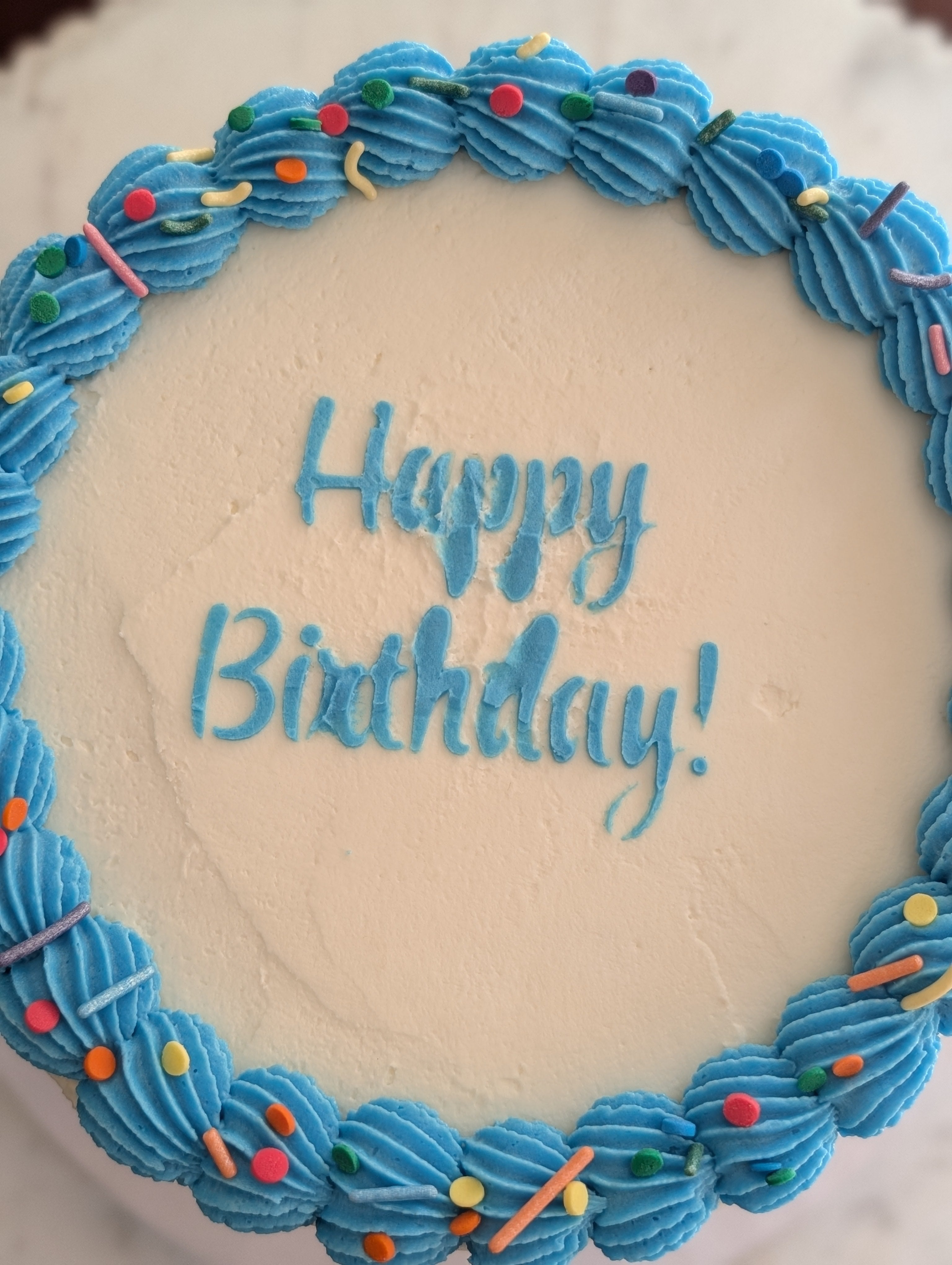 Vanilla Celebration Cake