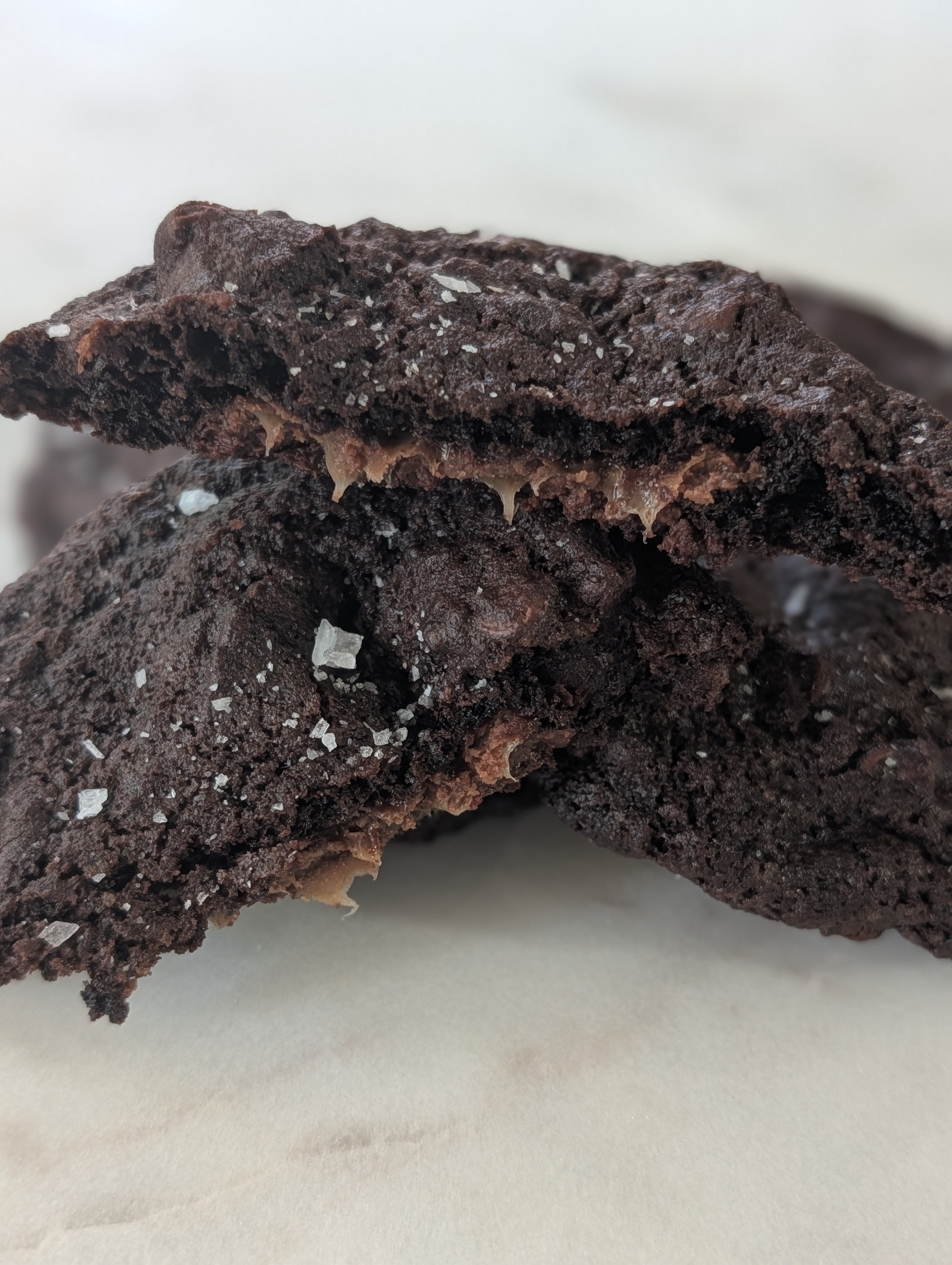 Chocolate Salted Caramel Cookies
